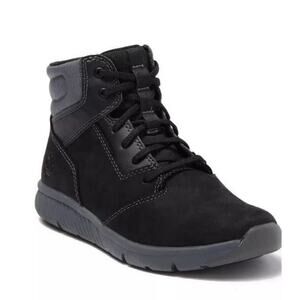 Timberland Boltero Boys Sneaker Shoes Lace-Up Black Suede Kids Size US1